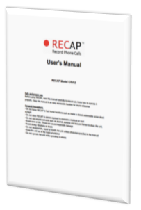 recap-user-manual