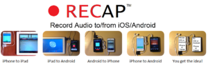 recap audio adapter record calls iphone ipad ipod android phone tablet
